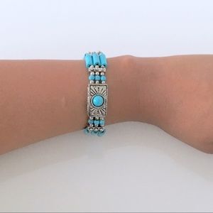 Turquoise Beaded Southwestern Bracelet